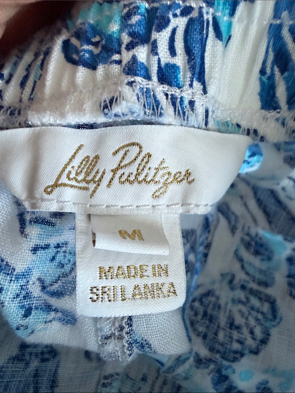 Lilly Pulitzer Lilo Linen Shorts in Resort White Shell Collector Medium Pull On - Picture 5 of 7